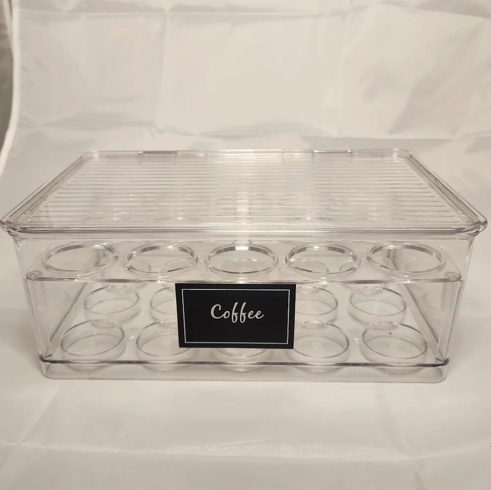 10”x4 1/2” Clear Acrylic Storage Organizer Coffee Pod Holder